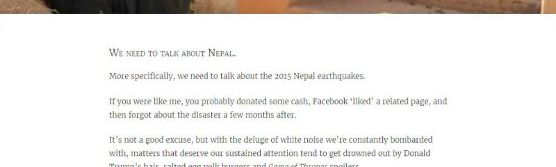 Departure Magazine: Sustainable Housing in Nepal - thumbnail