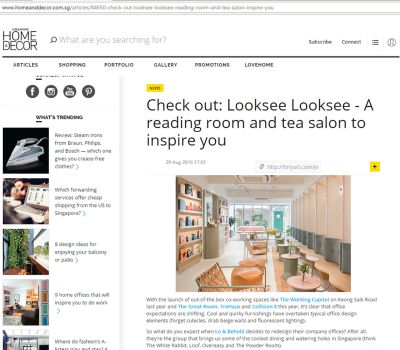 Home Decor: Looksee Looksee A Reading Room and Tea Salon to inspire you
