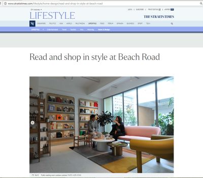 Straits Times: Read and shop in Style at Beach Road